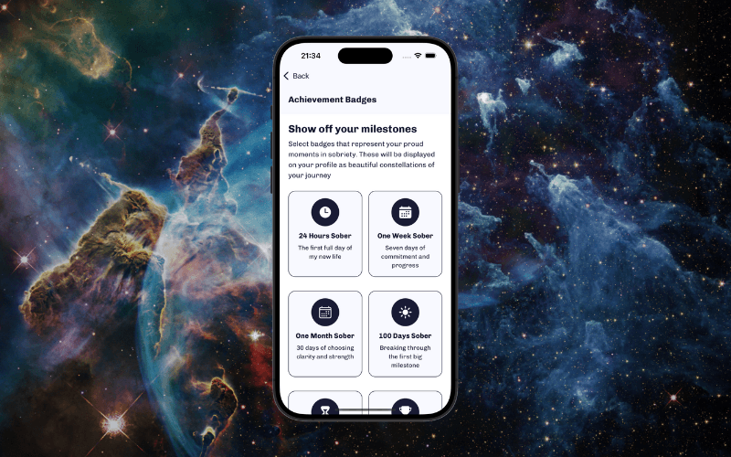 Sober Galaxy workspace